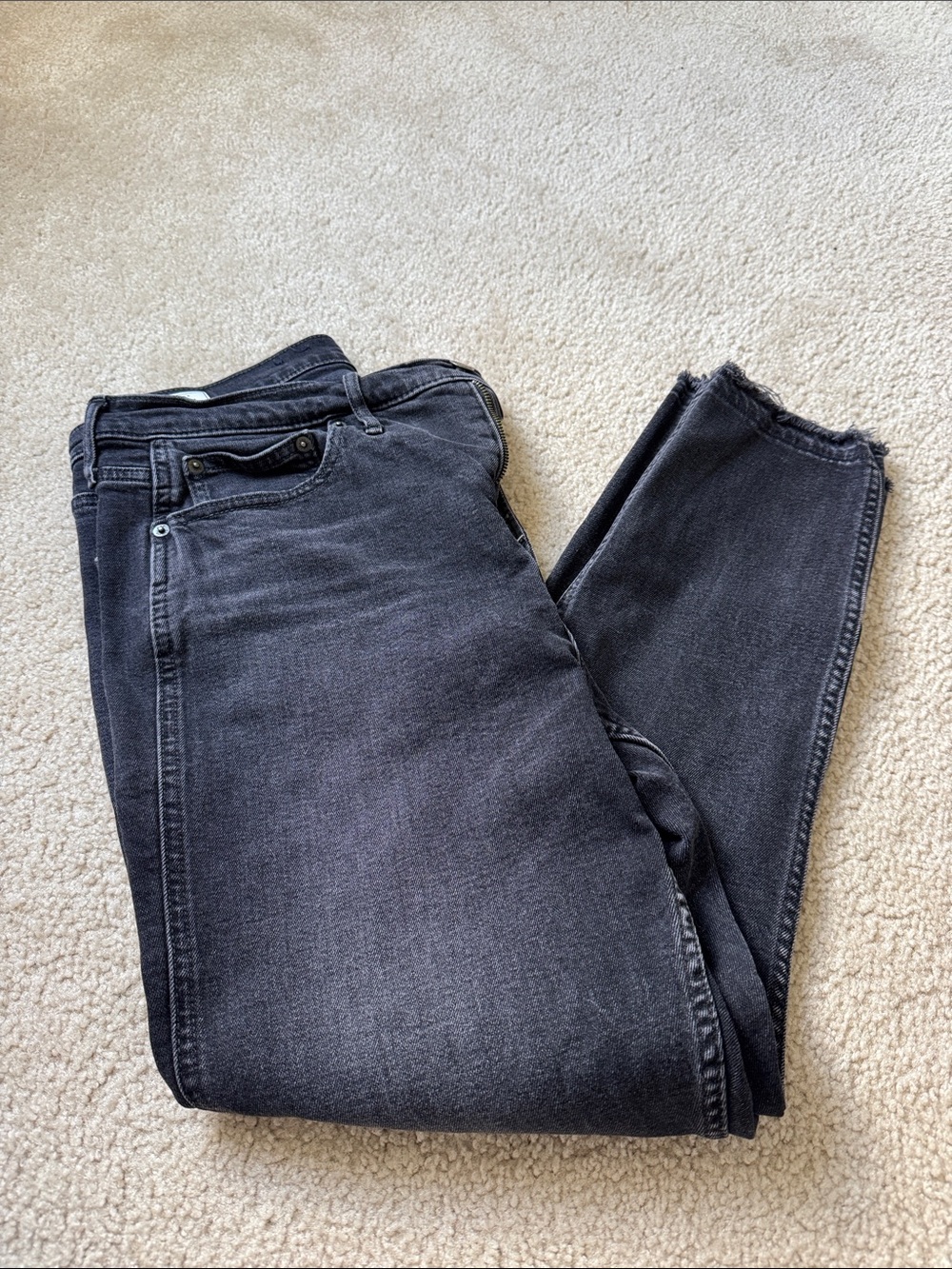 Gap Vintage Slim High Rise Black Jeans
